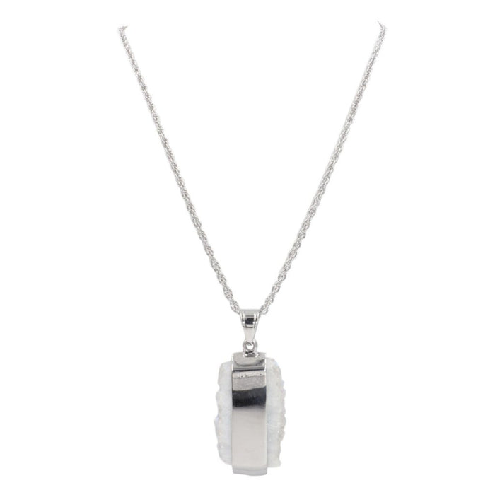 Bangle Collection - Silver Quartz Necklace (Wholesale) - Kinsley Armelle