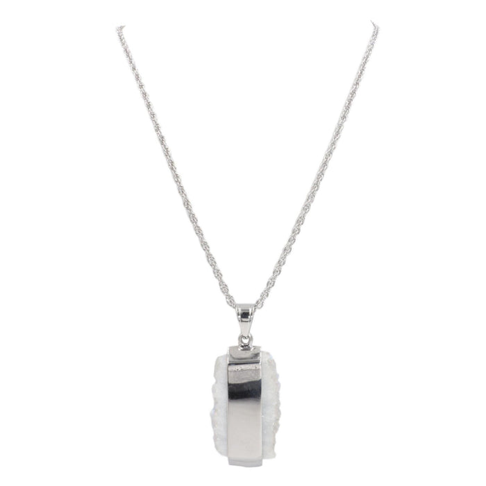 Bangle Collection - Silver Quartz Necklace - Kinsley Armelle