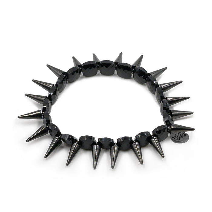 Spike Collection - Black Ezra Bracelet (Wholesale)
