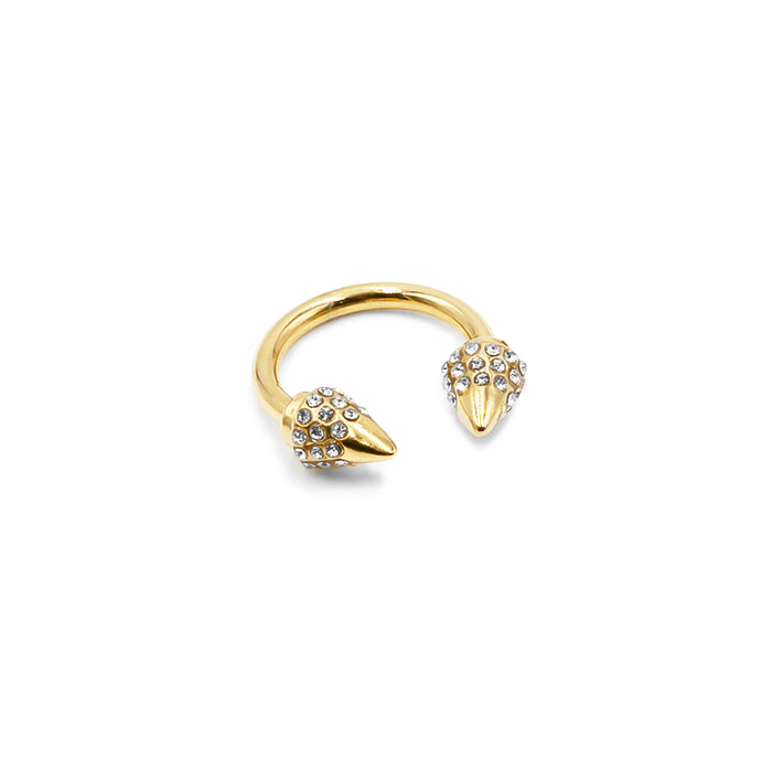 Spike Collection - Gold Bling Ring (Wholesale)