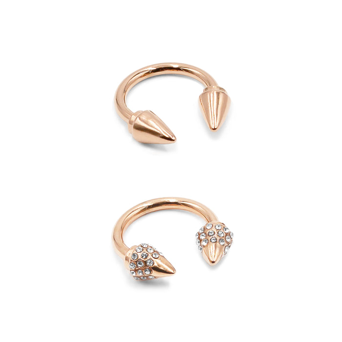 Spike Collection - Rose Gold Ring Set (Wholesale)