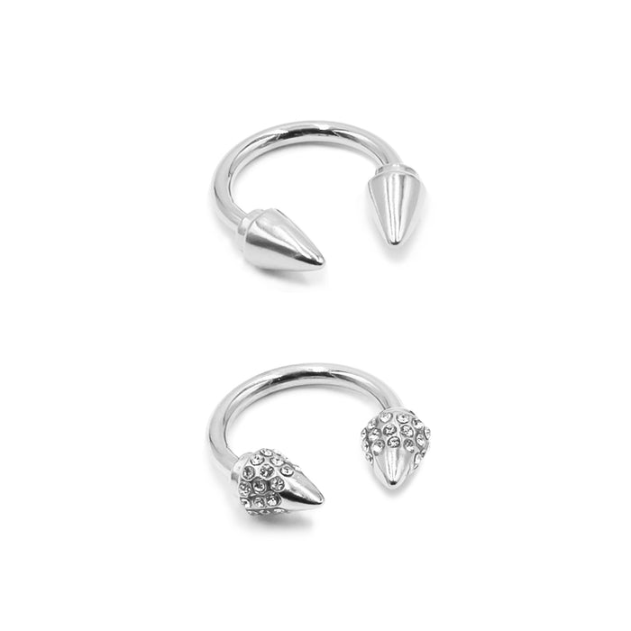 Spike Collection - Silver Ring Set (Wholesale)