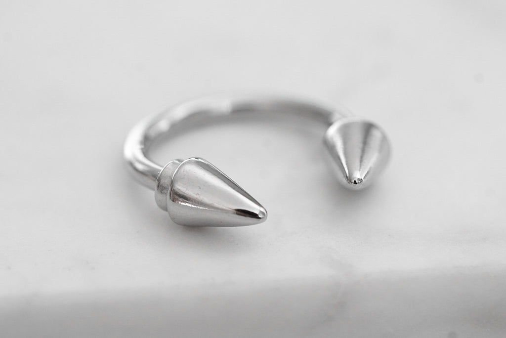 Spike Collection - Silver Ring