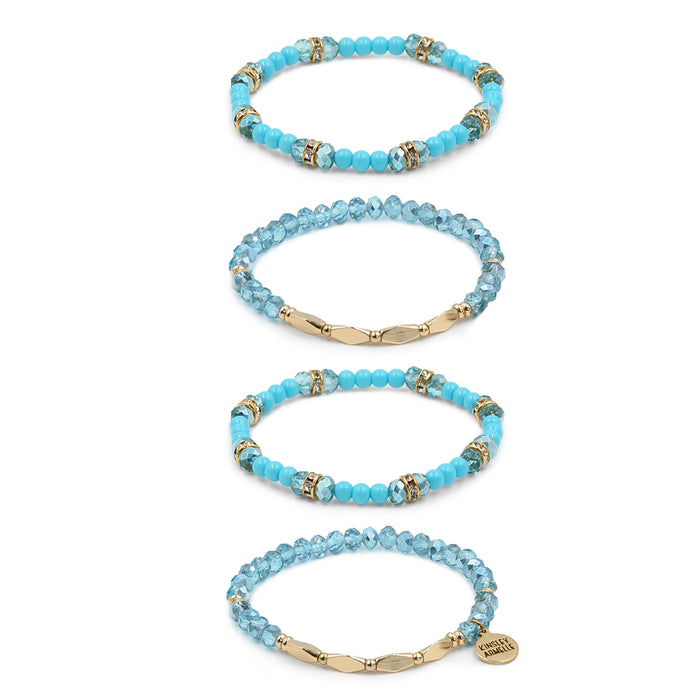 Stacked Collection - Azure Bracelet Set (Ambassador)