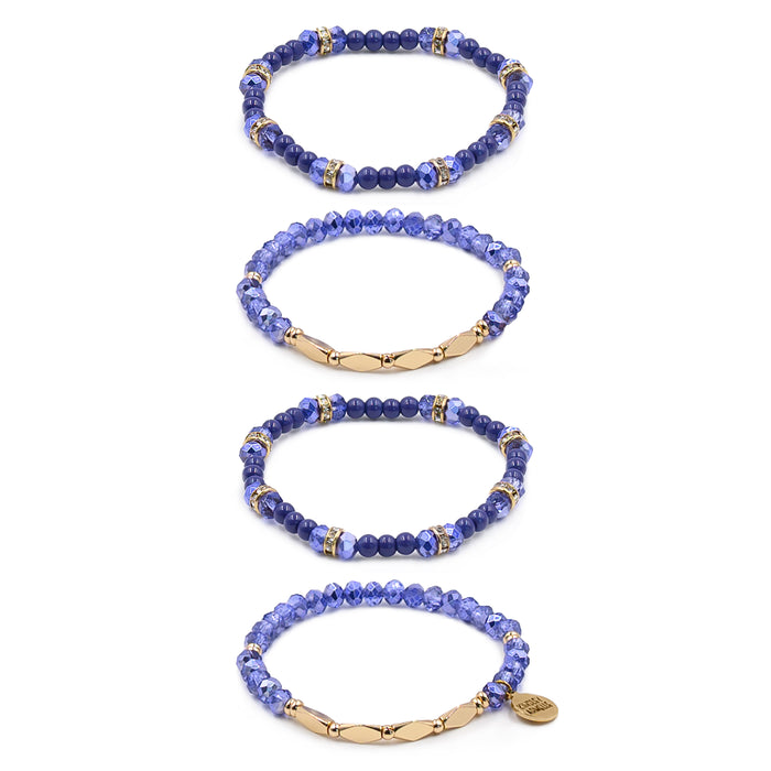 Stacked Collection - Indigo Bracelet Set