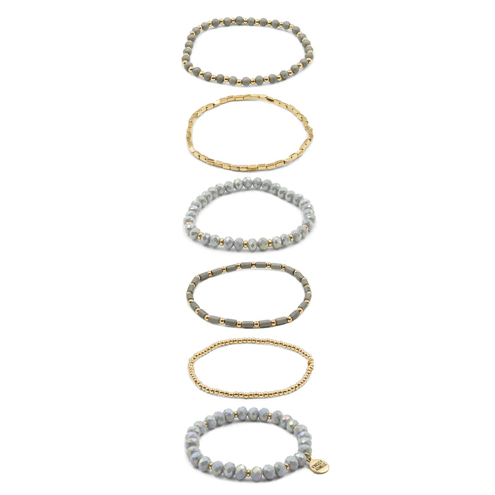 Stacked Collection - Slate Bracelet Set (Ambassador)