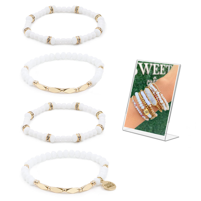 Stacked Collection - Ashen Bracelet Set (Wholesale)