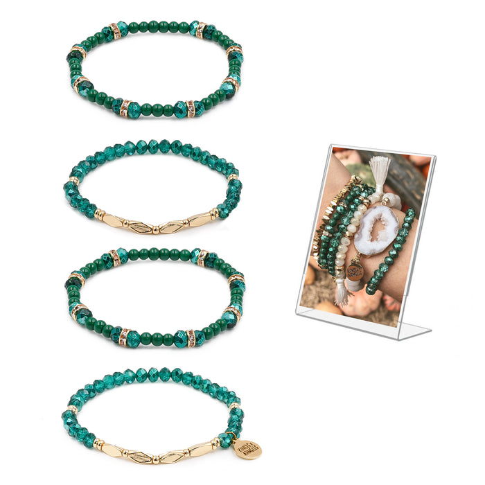 Stacked Collection - Jade Bracelet Set (Wholesale)