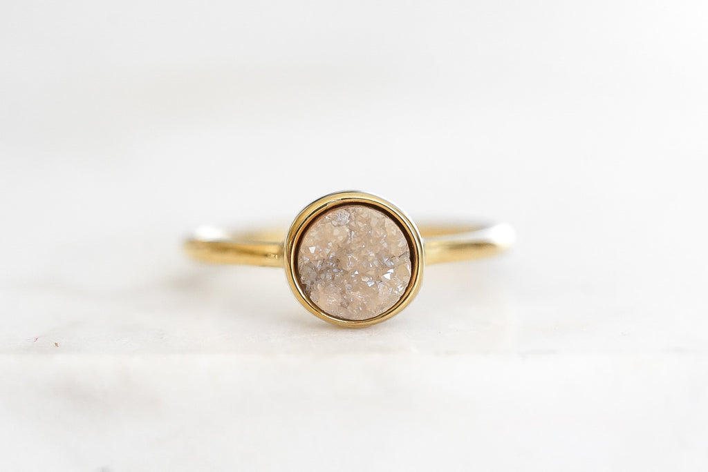 Stone Collection - Amber Quartz Ring