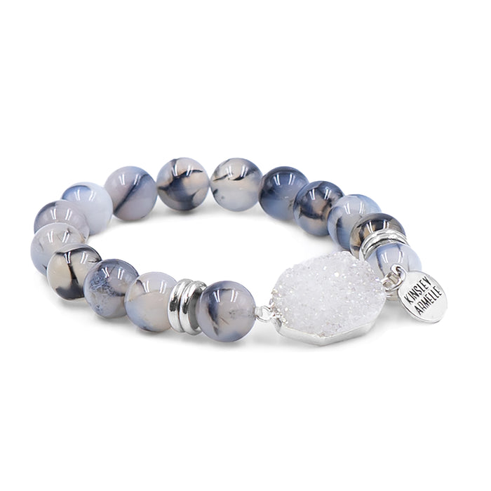 Stone Collection - Lunar Silver Bracelet
