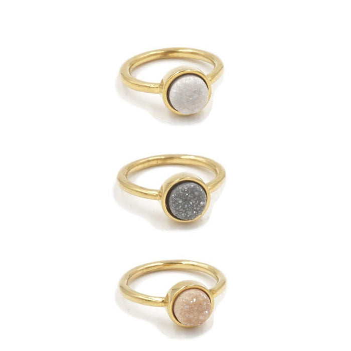 Stone Collection - Quartz Ring Set (Wholesale)