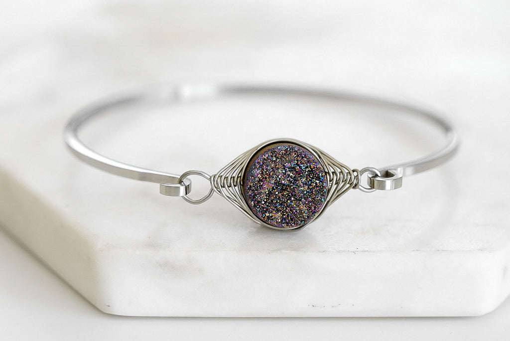 Stone Collection - Silver Elara Cosmic Bracelet