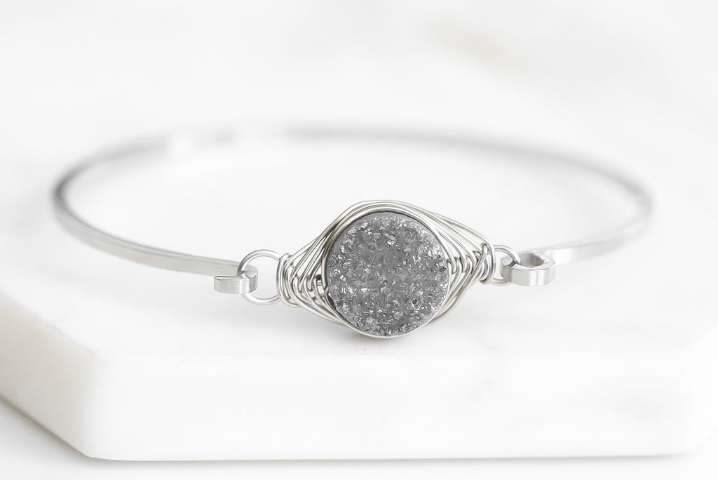 Stone Collection - Silver Stormy Bracelet