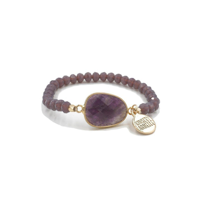 Stone Collection - Lavender Bracelet (Wholesale)