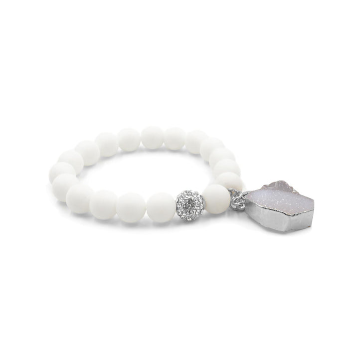Stone Collection - Silver Ashen Bracelet (Ambassador)