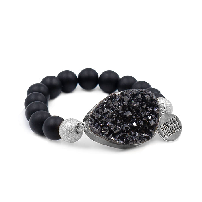 Stone Collection - Silver Coal Bracelet (Ambassador)