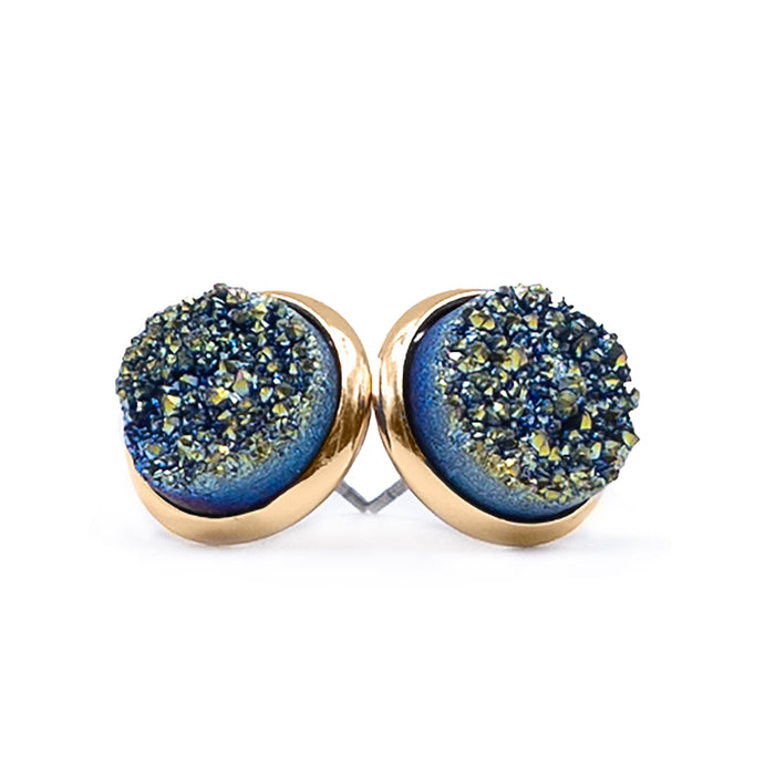 Stone Collection - Venus Cosmic Quartz Stud Earrings (Ambassador)