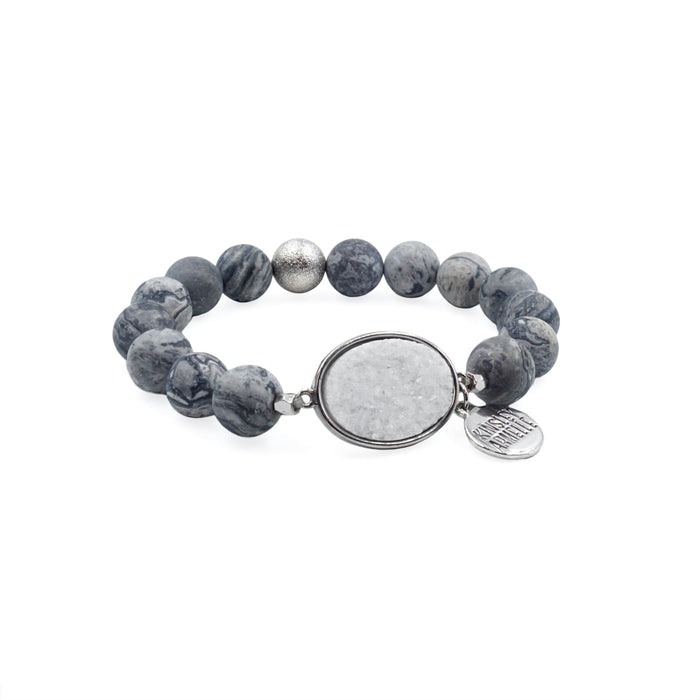 Stone Collection - Silver Brienne Bracelet