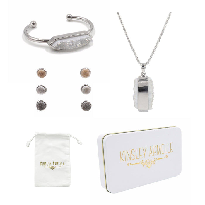 Stone Silver Quartz Gift Set (Ambassador)