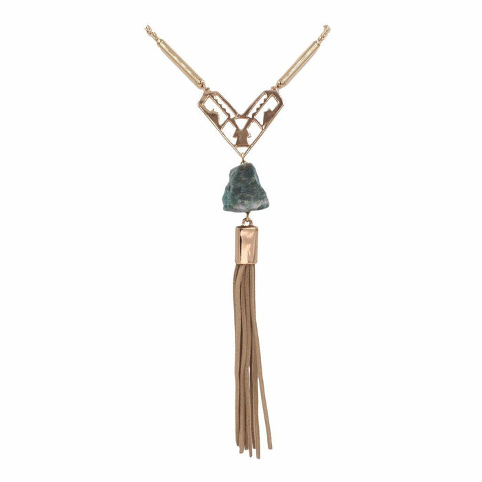 Tassel Collection - Tawny Necklace (Wholesale) - Kinsley Armelle