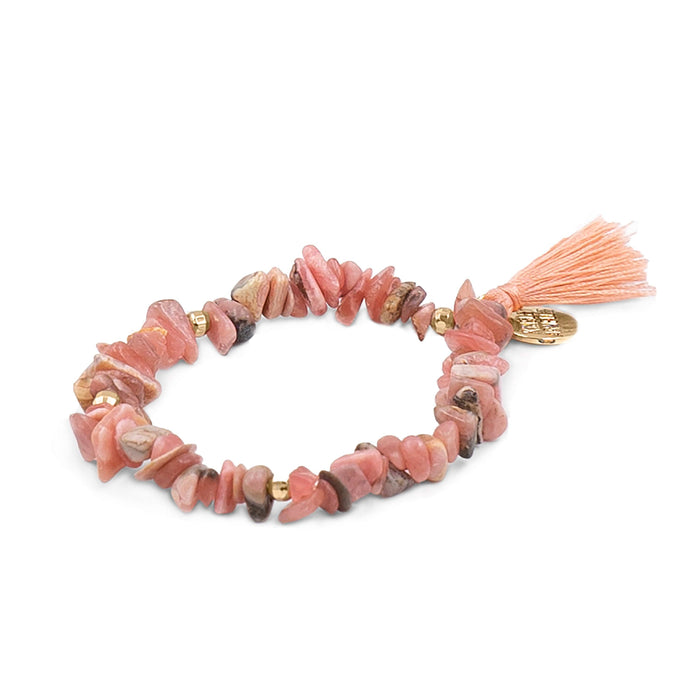 Tassel Collection - Coral Bracelet
