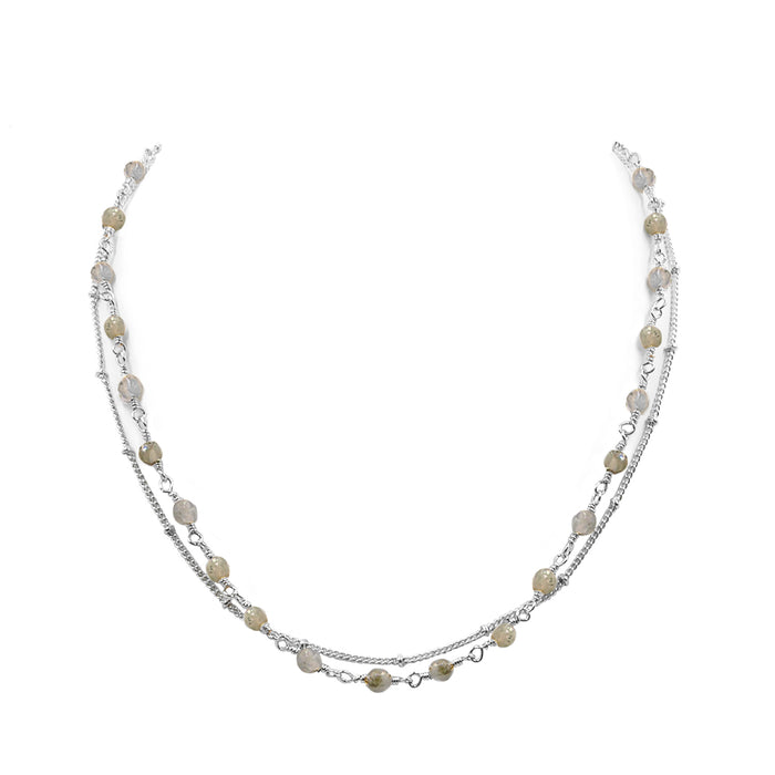 Vail Collection - Silver Haze Necklace (Wholesale)