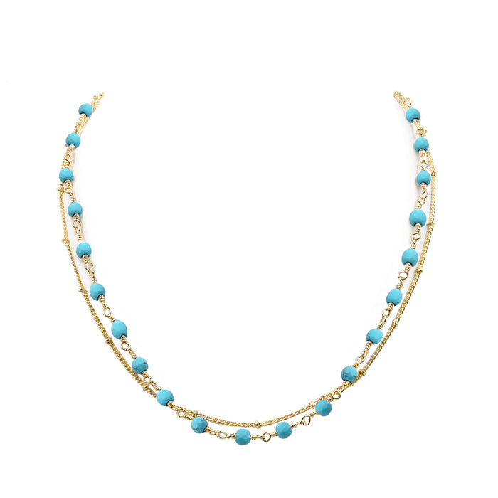 Vail Collection - Turquoise Necklace (Wholesale)