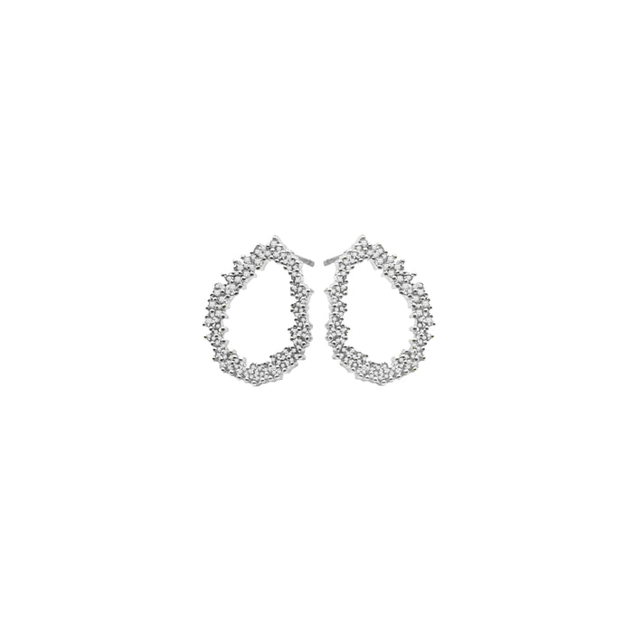 Waverly Collection - Silver Pearl Earrings (Wholesale)