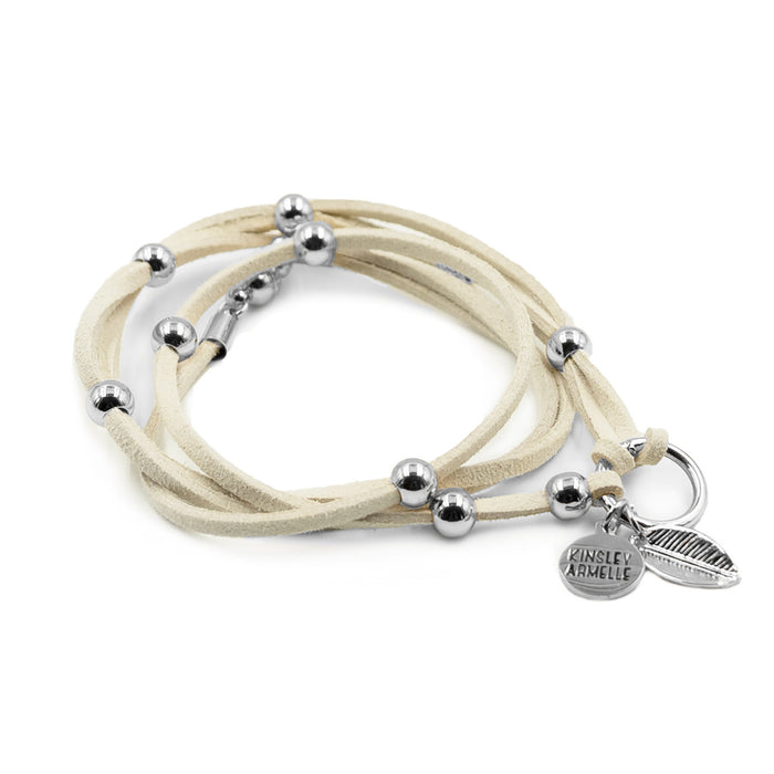 Wrap Collection - Silver Khaki Bracelet