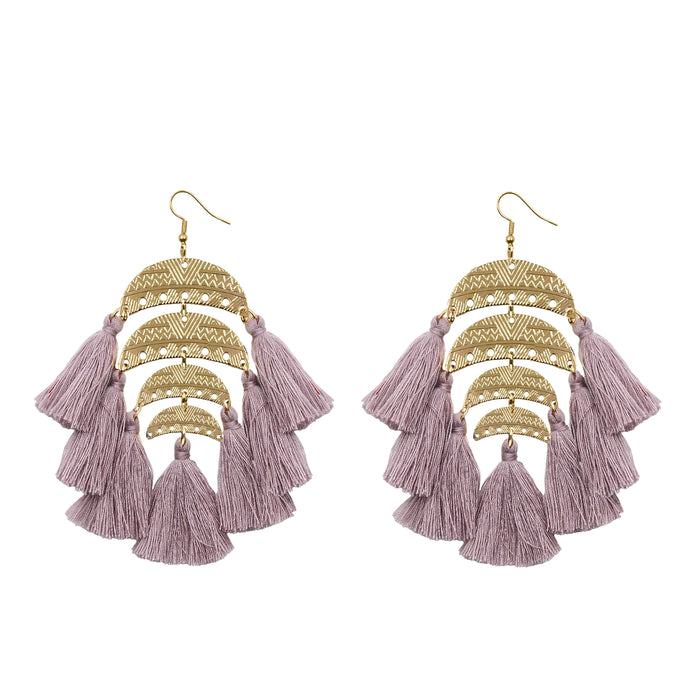 Ximena Collection - Lilac Earrings (Wholesale)