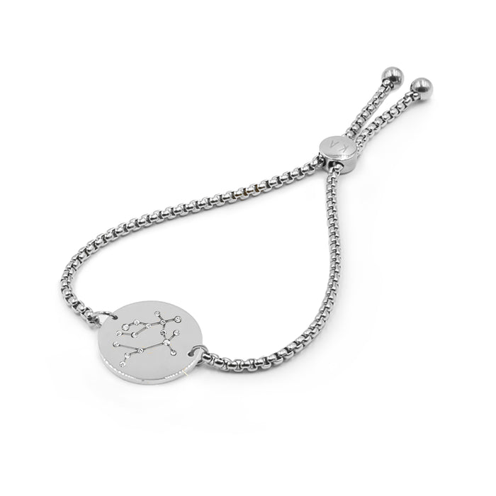 Zodiac Collection - Silver Gemini Bracelet (May 21 - June 20) (Wholesale)