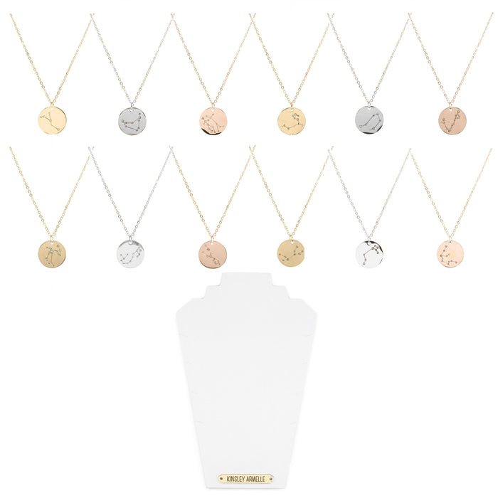 Zodiac Collection Mixed Metals Necklaces Wholesale Kit