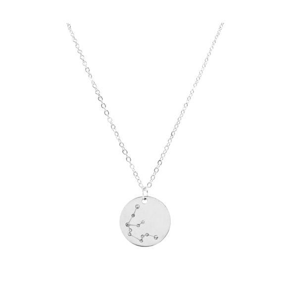Zodiac Collection - Silver Aquarius Necklace (Jan 20 - Feb 18) (Wholesale)