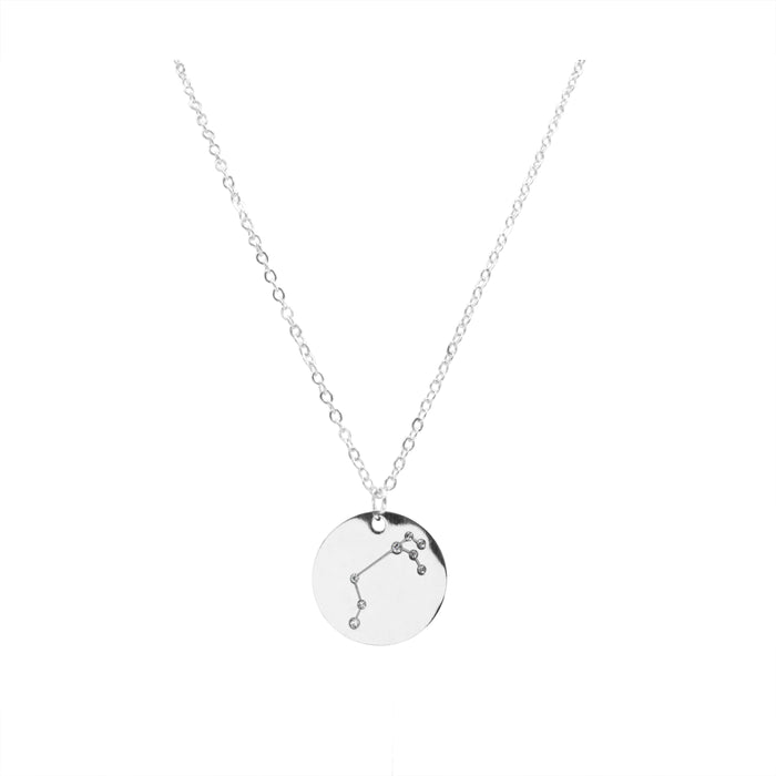 Zodiac Collection - Silver Aries Necklace (Mar 21 - Apr 19) (Wholesale)