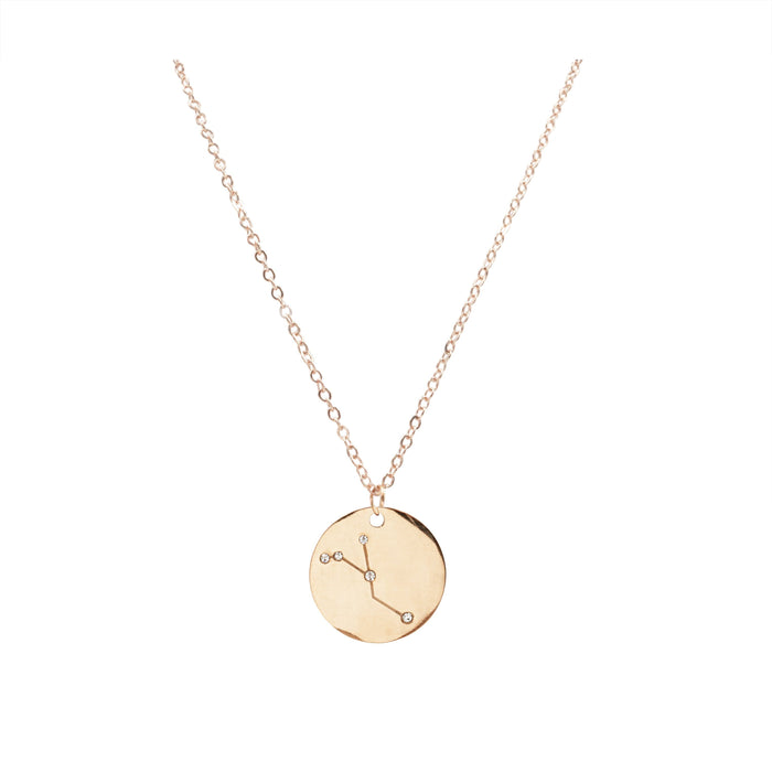 Zodiac Collection - Rose Gold Cancer Necklace (Jun 21 - July 22) (Wholesale)