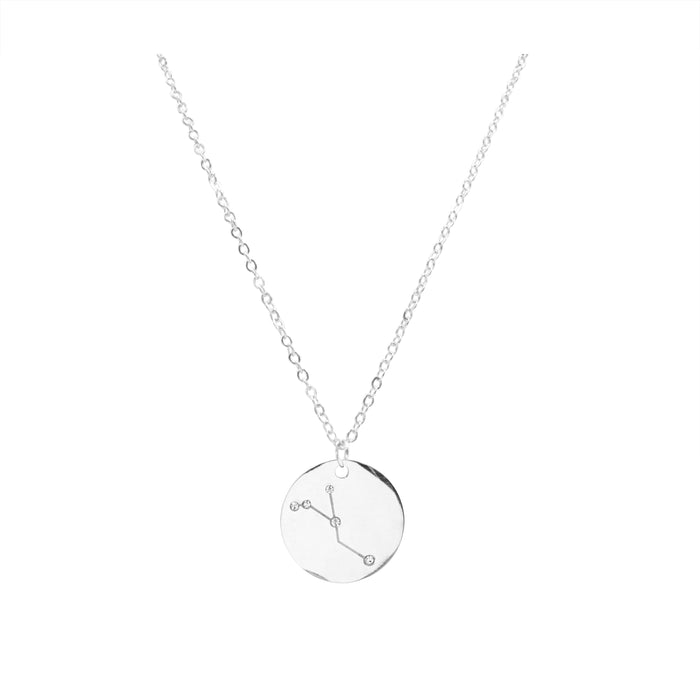 Zodiac Collection - Silver Cancer Necklace (Jun 21 - July 22) (Wholesale)