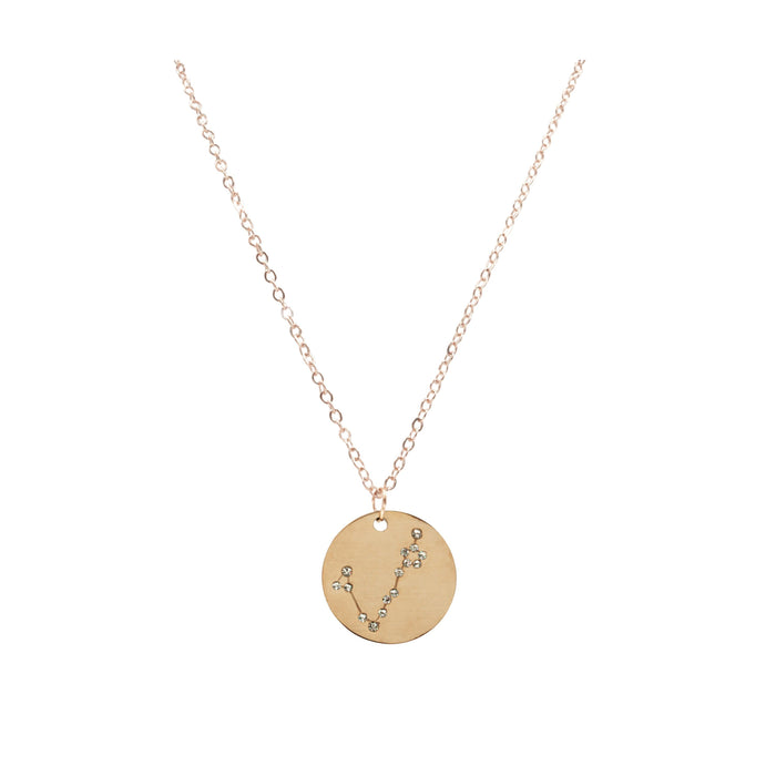 Zodiac Collection - Rose Gold Pisces Necklace (Feb 19 - Mar 20) (Ambassador)