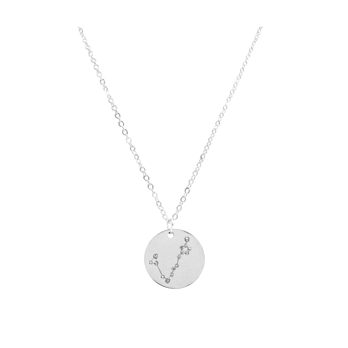 Zodiac Collection - Silver Pisces Necklace (Feb 19 - Mar 20) (Wholesale)