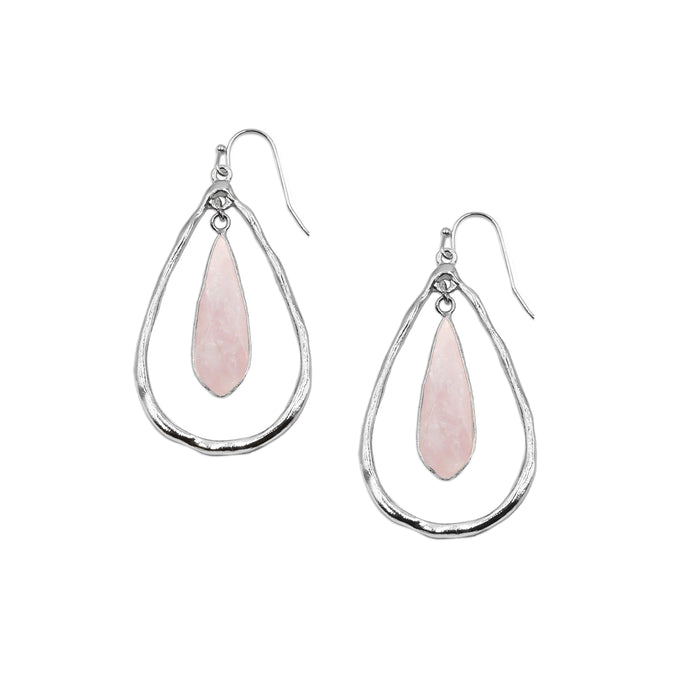 Zuri Collection - Silver Ballet Earrings (Wholesale)