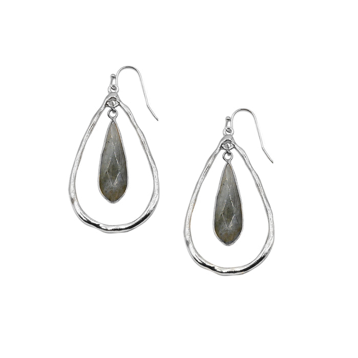 Zuri Collection - Silver Haze Earrings