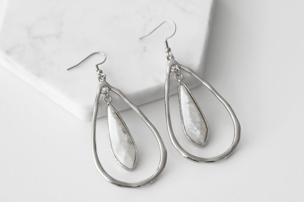 Zuri Collection - Silver Pepper Earrings