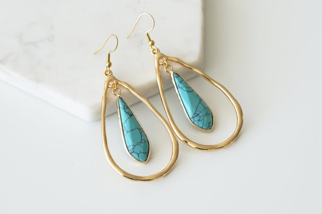 Zuri Collection - Turquoise Earrings
