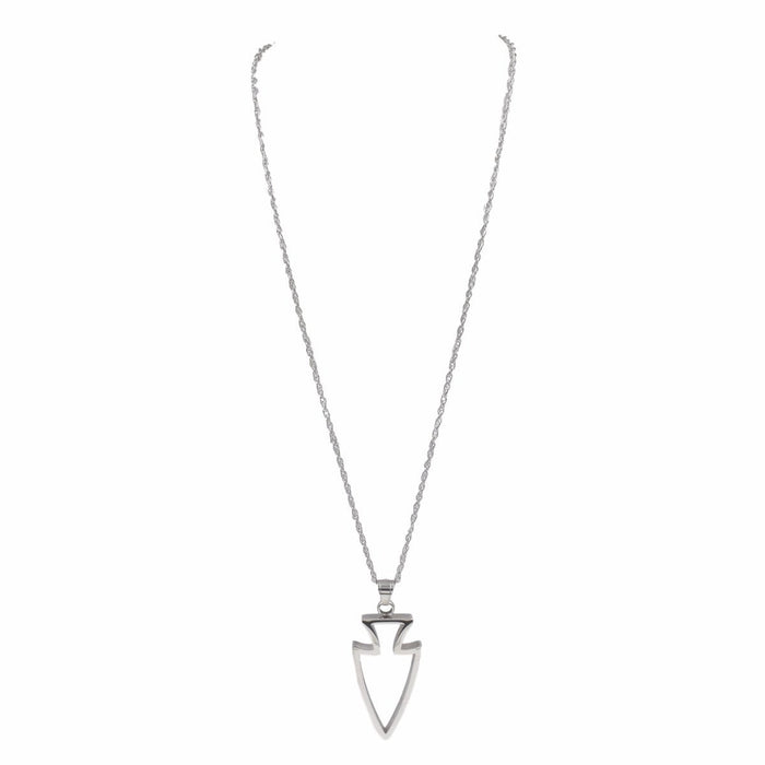 Jasper Collection - Silver Arrowhead Necklace - Kinsley Armelle